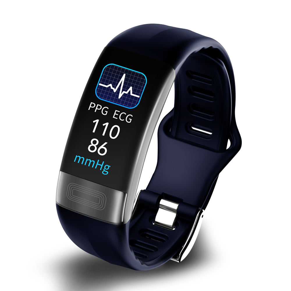 P11 Plus Health-Tracker | Professionel EKG- og blodtryksmåling | HRV-analyse med Lorenz-plot | SpO2- og søvnscreening | Vandtæt IP67 | Cyklusovervågning