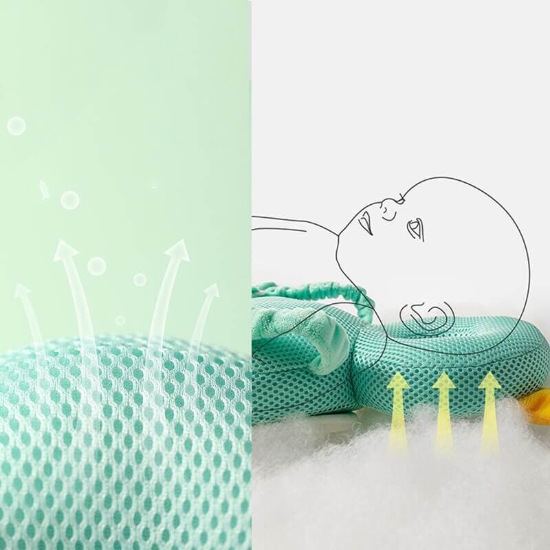Babyrygsæk med hovedbeskyttelse