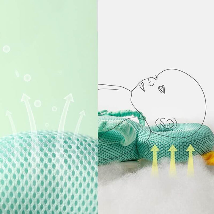 Babyrygsæk med hovedbeskyttelse
