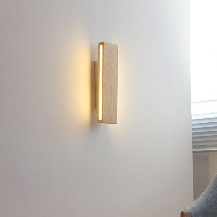 Japansk LED-væglampe | Minimalistisk drejelig væglampe