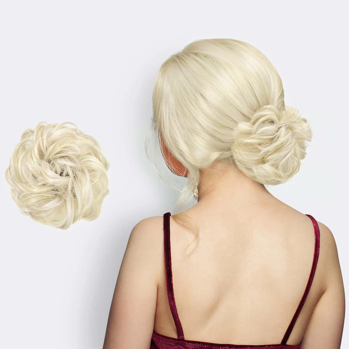 BunPop hårforlængelses-scrunchie