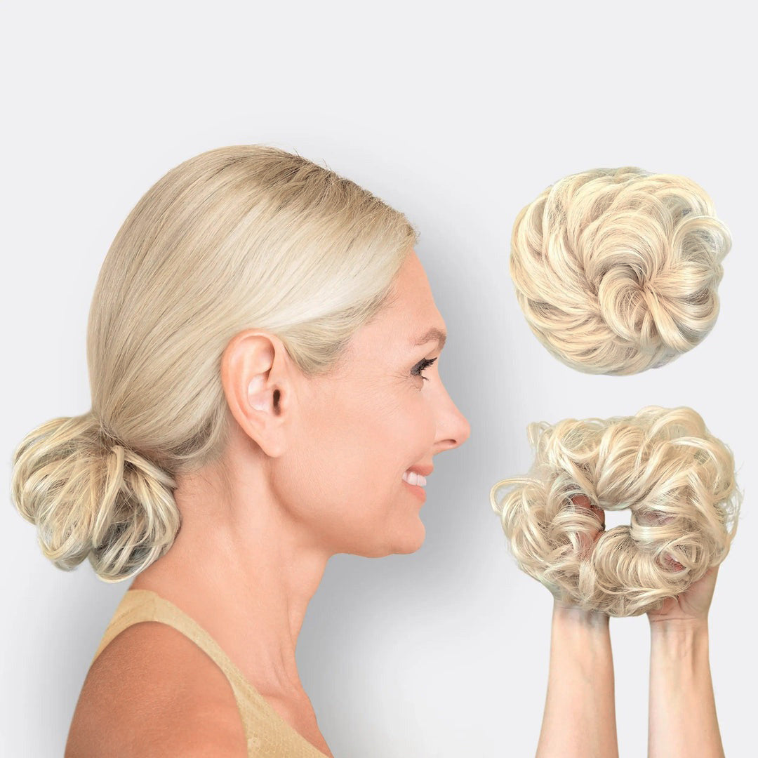 BunPop hårforlængelses-scrunchie