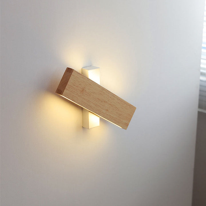 Japansk LED-væglampe | Minimalistisk drejelig væglampe