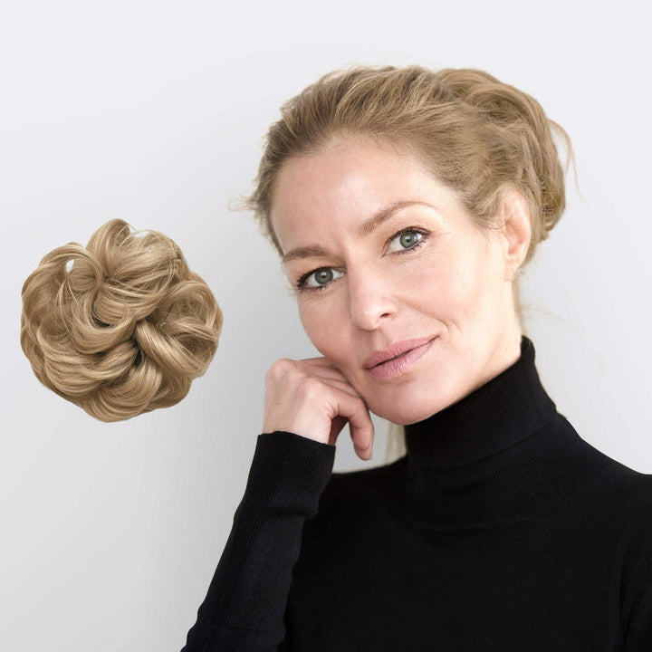 BunPop hårforlængelses-scrunchie