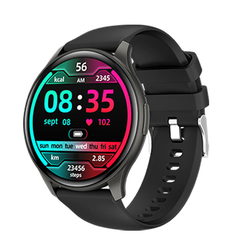 Vandtæt smartwatch med blodtryksmåler, iltmætning og søvnovervågning