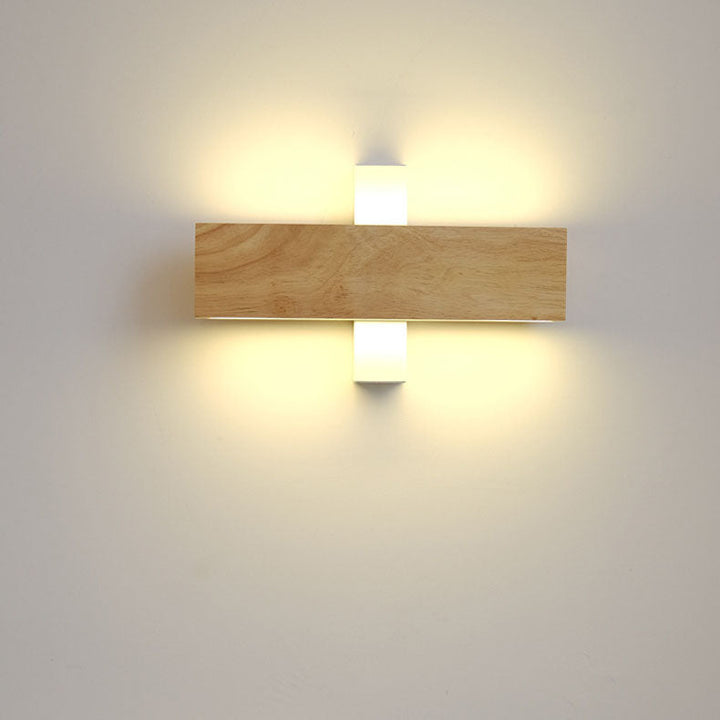 Japansk LED-væglampe | Minimalistisk drejelig væglampe