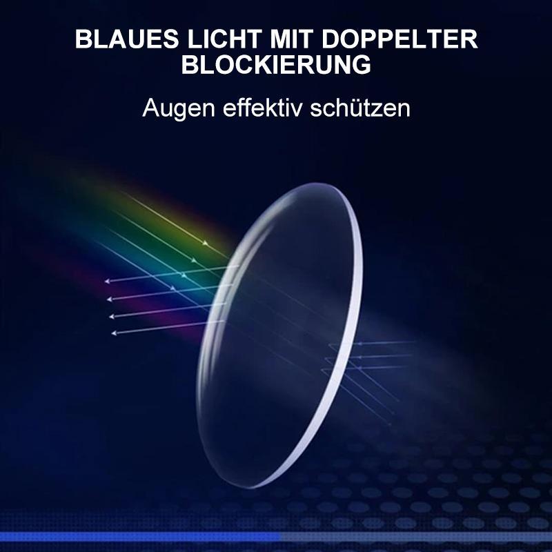 Foldbare ultralette læsebriller med blåt lysfilter