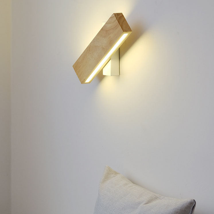 Japansk LED-væglampe | Minimalistisk drejelig væglampe
