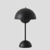 Ledningsfri metalbordlampe