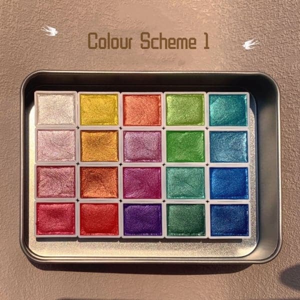 Akvarelfarvesæt i mange farver - ColorCrafter