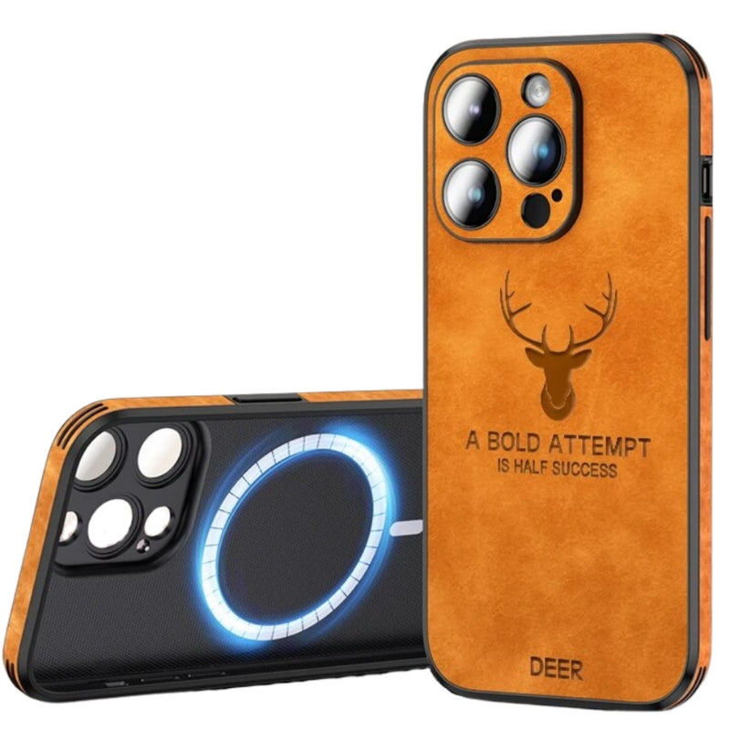 Luksus iPhone-cover i hjorteskind - Veltro
