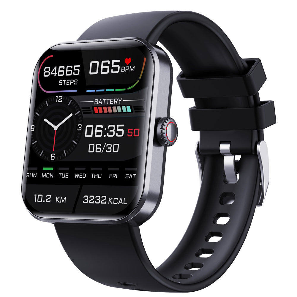 Vandtæt smartwatch med blodtryksmåler, iltmætning og søvnovervågning