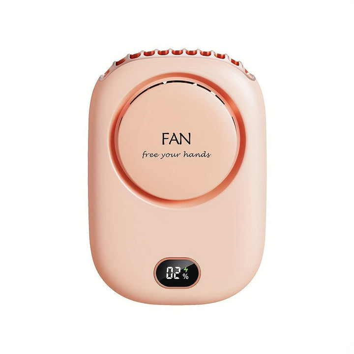 Genopladelig mini halsventilator med USB – Let med justerbare hastigheder