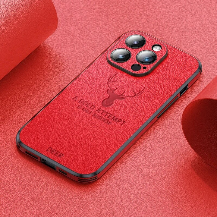 Luksus iPhone-cover i hjorteskind - Veltro