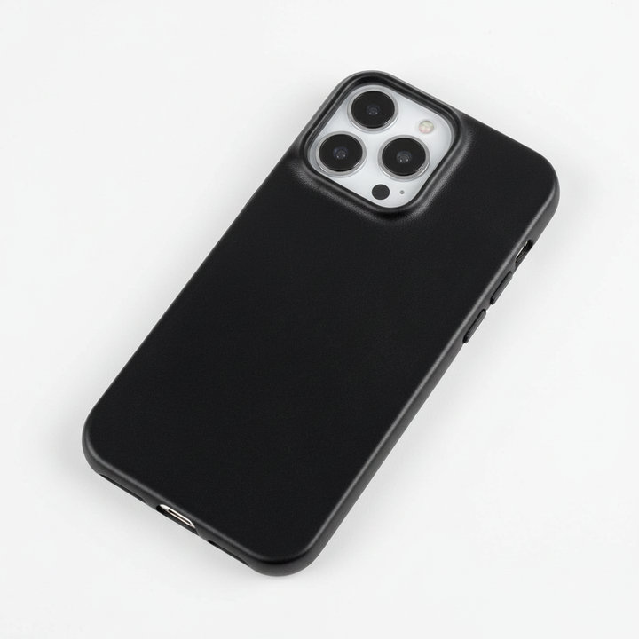 Ægte læder-cover med olievoks til Apple iPhone