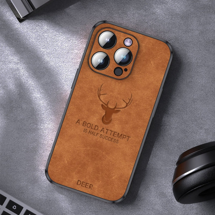 Luksus iPhone-cover i hjorteskind - Veltro