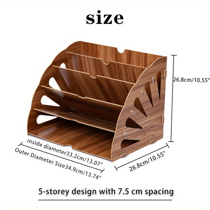 WoodFlow A4 organizer – elegant opbevaring til ethvert skrivebord