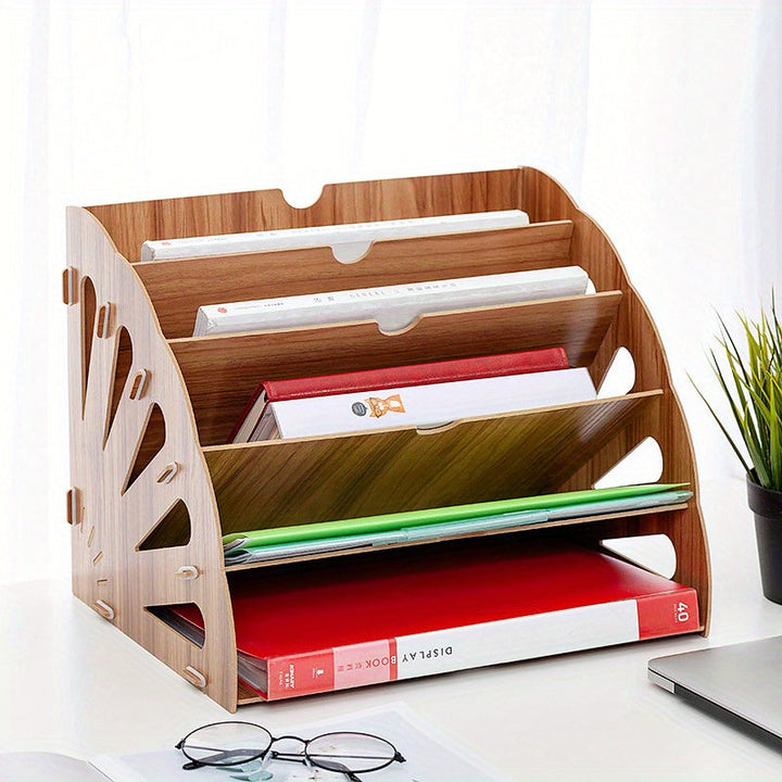 WoodFlow A4 organizer – elegant opbevaring til ethvert skrivebord