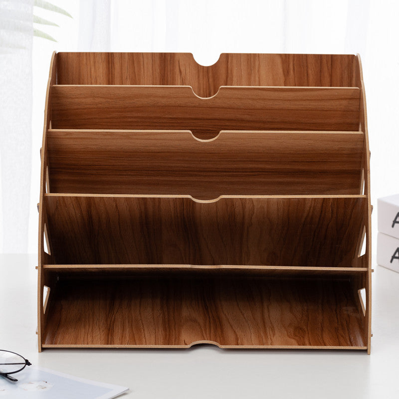 WoodFlow A4 organizer – elegant opbevaring til ethvert skrivebord