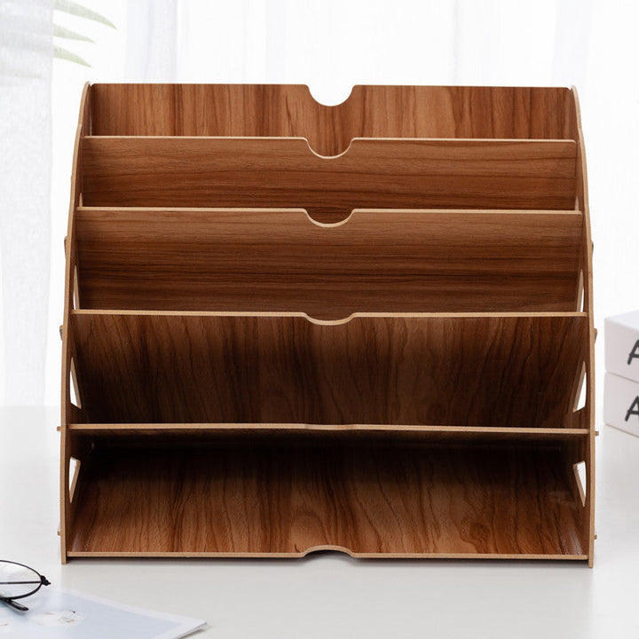 WoodFlow A4 organizer – elegant opbevaring til ethvert skrivebord