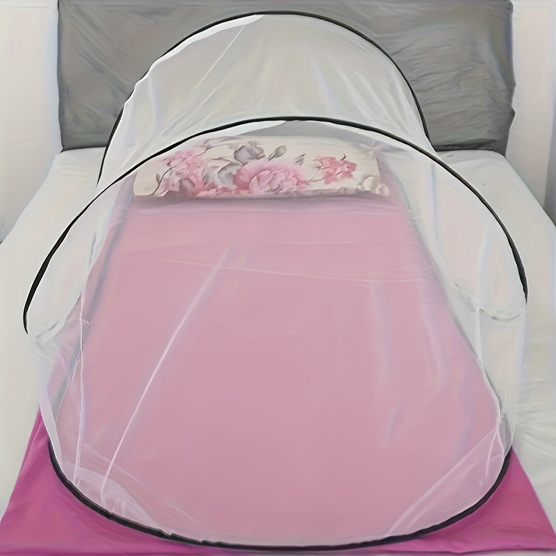 InsectoGuard Solo myggenet | Ultralet & sammenklappeligt | Med lynlås | 200×80×56 cm | Til 1 person