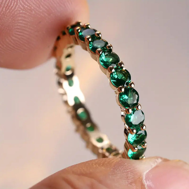 Blød guldring med raffinerede detaljer