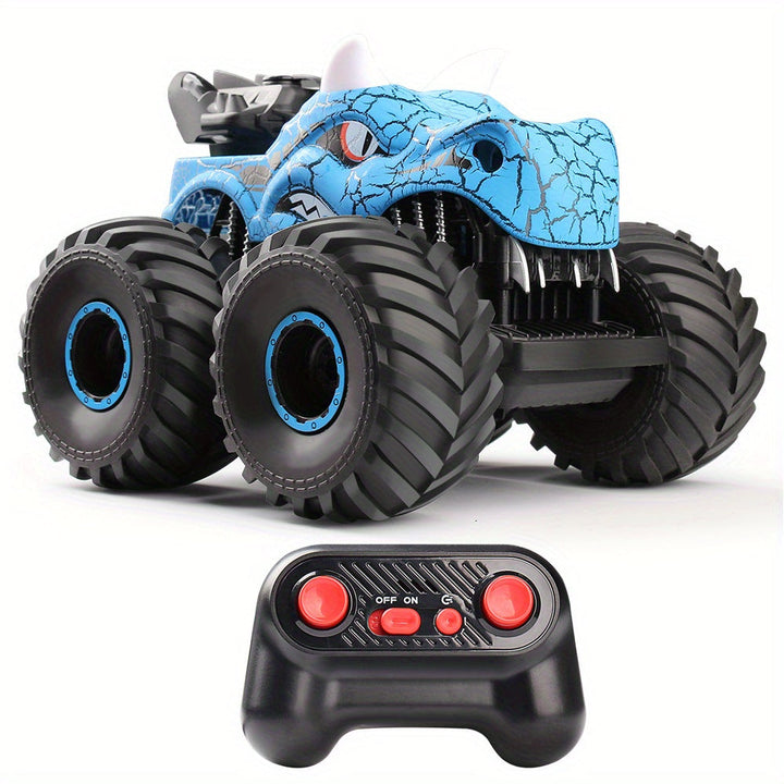 DinoBlaze stuntbil - spektakulær RC-monstertruck med røg og lys