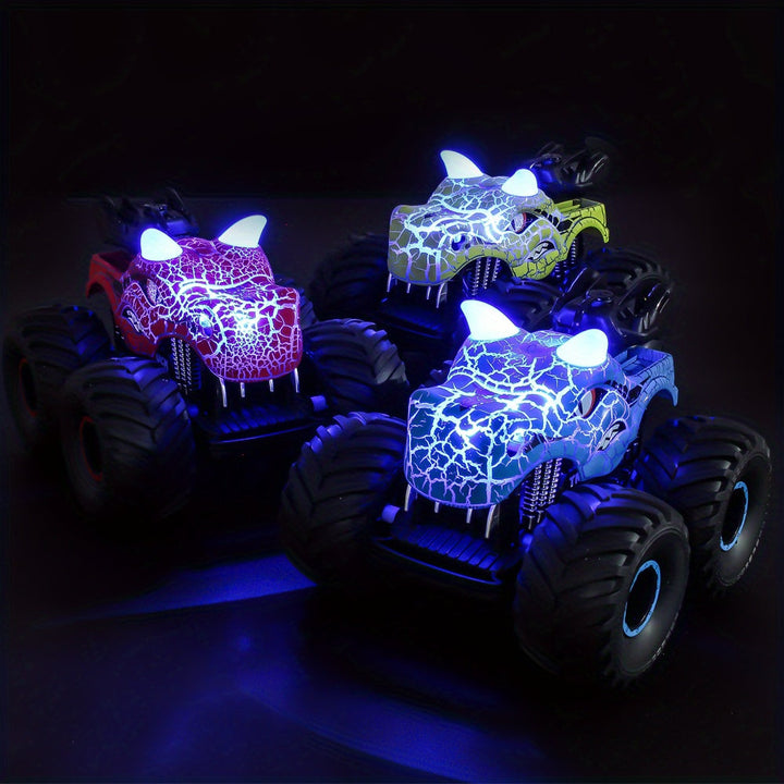 DinoBlaze stuntbil - spektakulær RC-monstertruck med røg og lys