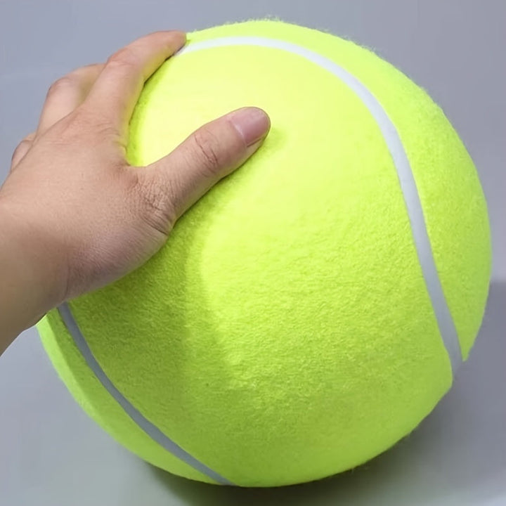 Ekstra holdbar tennisbold til store hunde – ideel til leg og udendørsaktiviteter