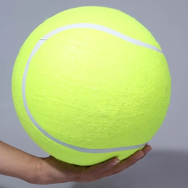 Ekstra holdbar tennisbold til store hunde – ideel til leg og udendørsaktiviteter