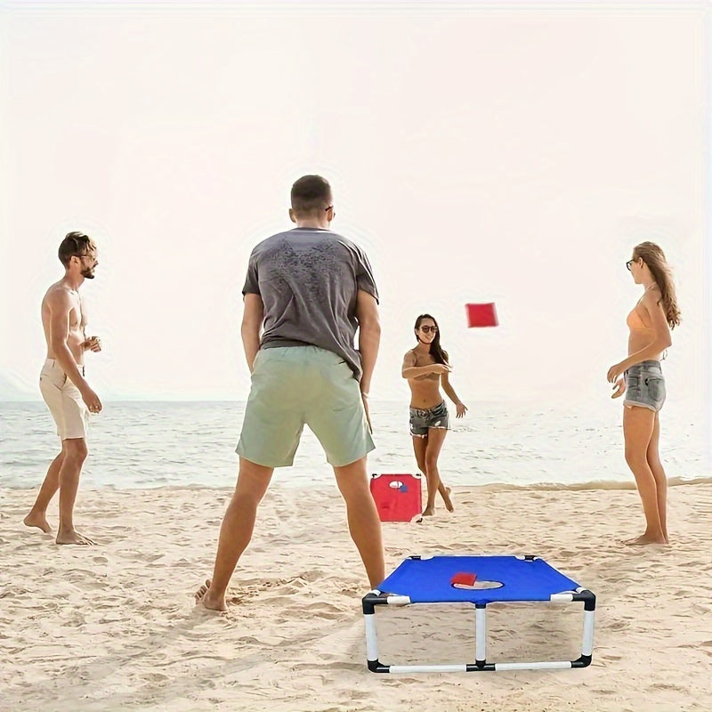 Bærbart cornhole-spilsæt – perfekt til udendørs familiehygge