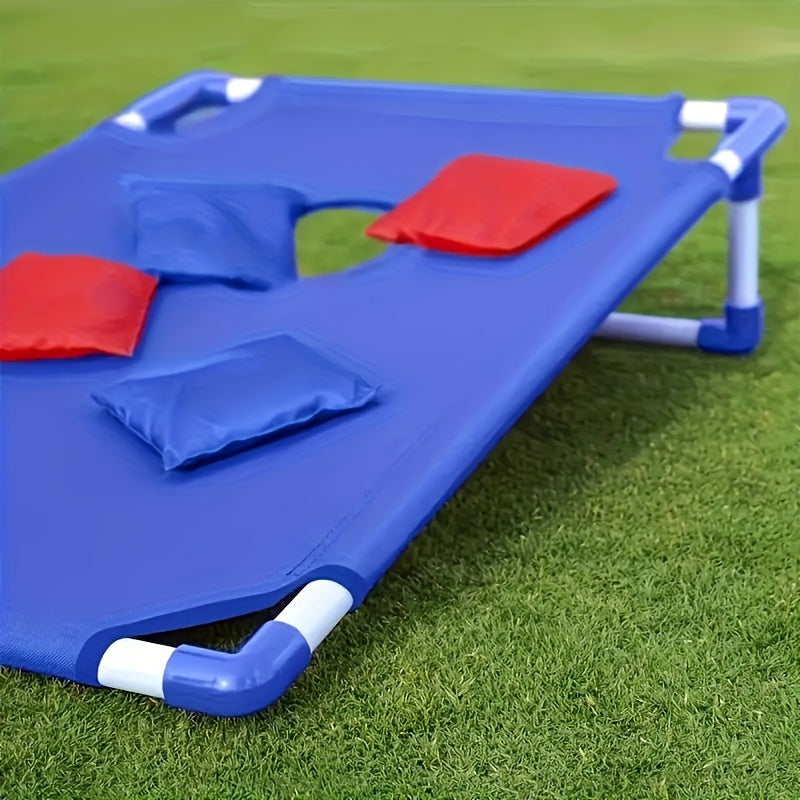 Bærbart cornhole-spilsæt – perfekt til udendørs familiehygge