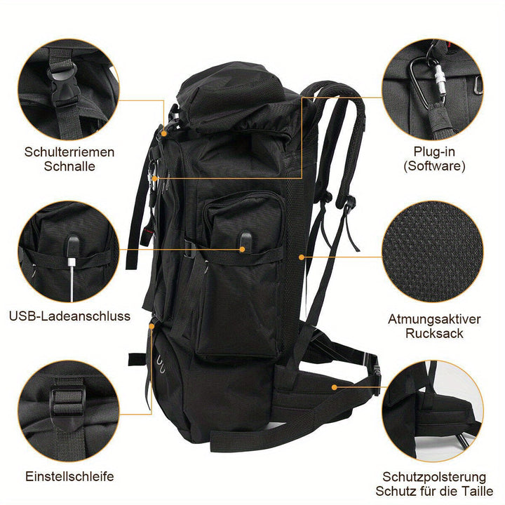 Explorer trekkingrygsæk 80L – robust og alsidig