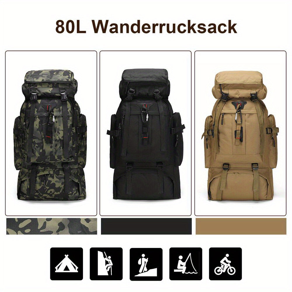 Explorer trekkingrygsæk 80L – robust og alsidig