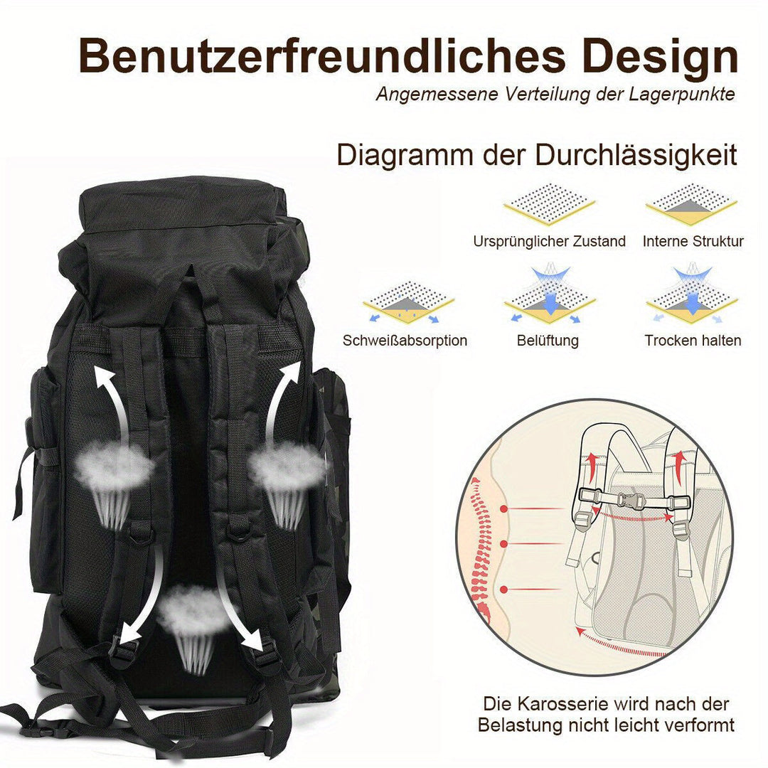 Explorer trekkingrygsæk 80L – robust og alsidig