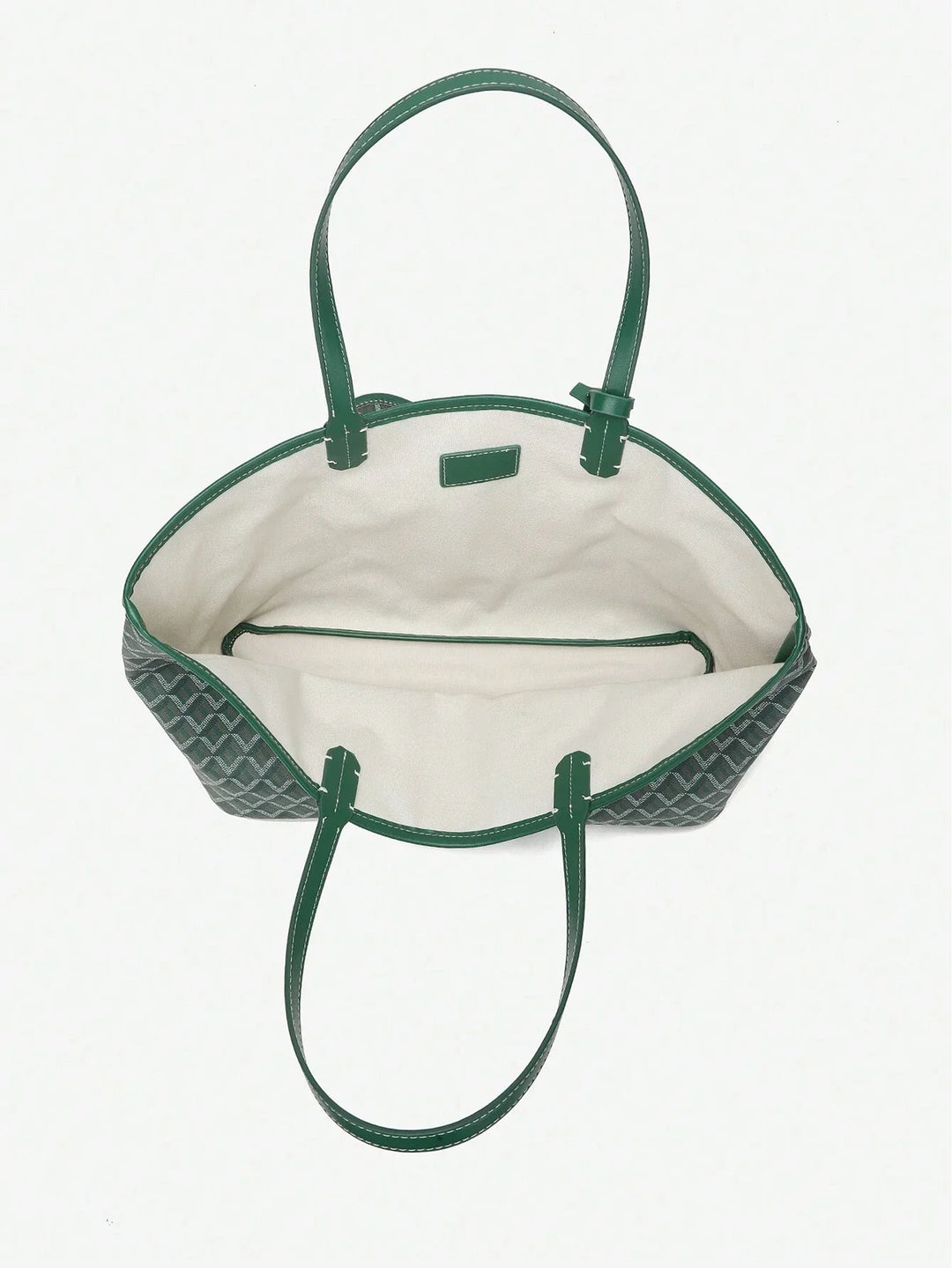 Afslappet Skuldertaske i PVC til Kvinder | Tote Bag | Stor Let Taske til Studerende