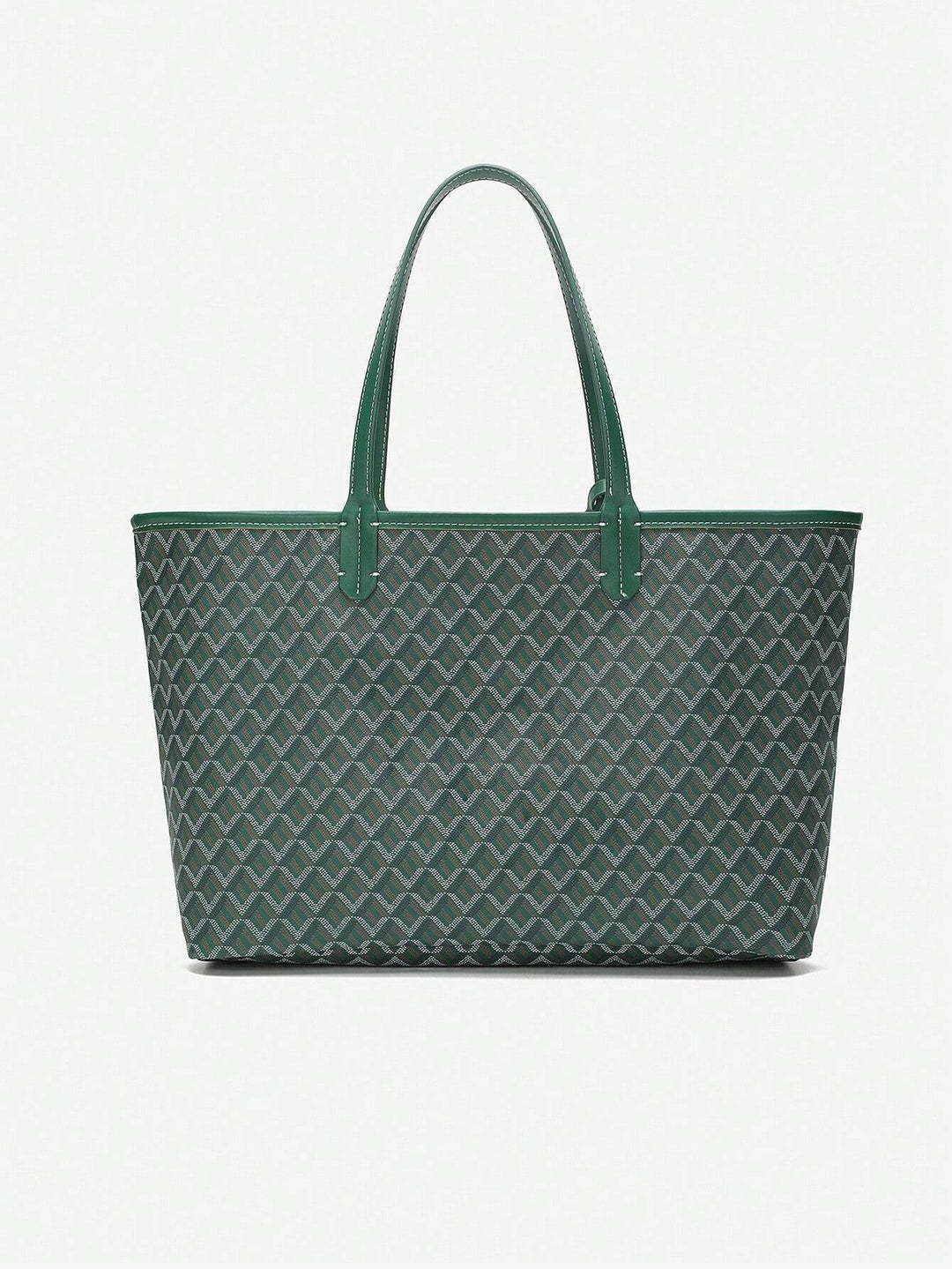 Afslappet Skuldertaske i PVC til Kvinder | Tote Bag | Stor Let Taske til Studerende
