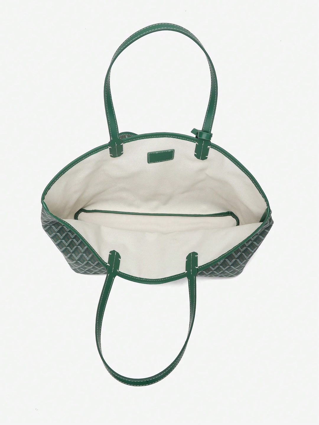 Afslappet Skuldertaske i PVC til Kvinder | Tote Bag | Stor Let Taske til Studerende