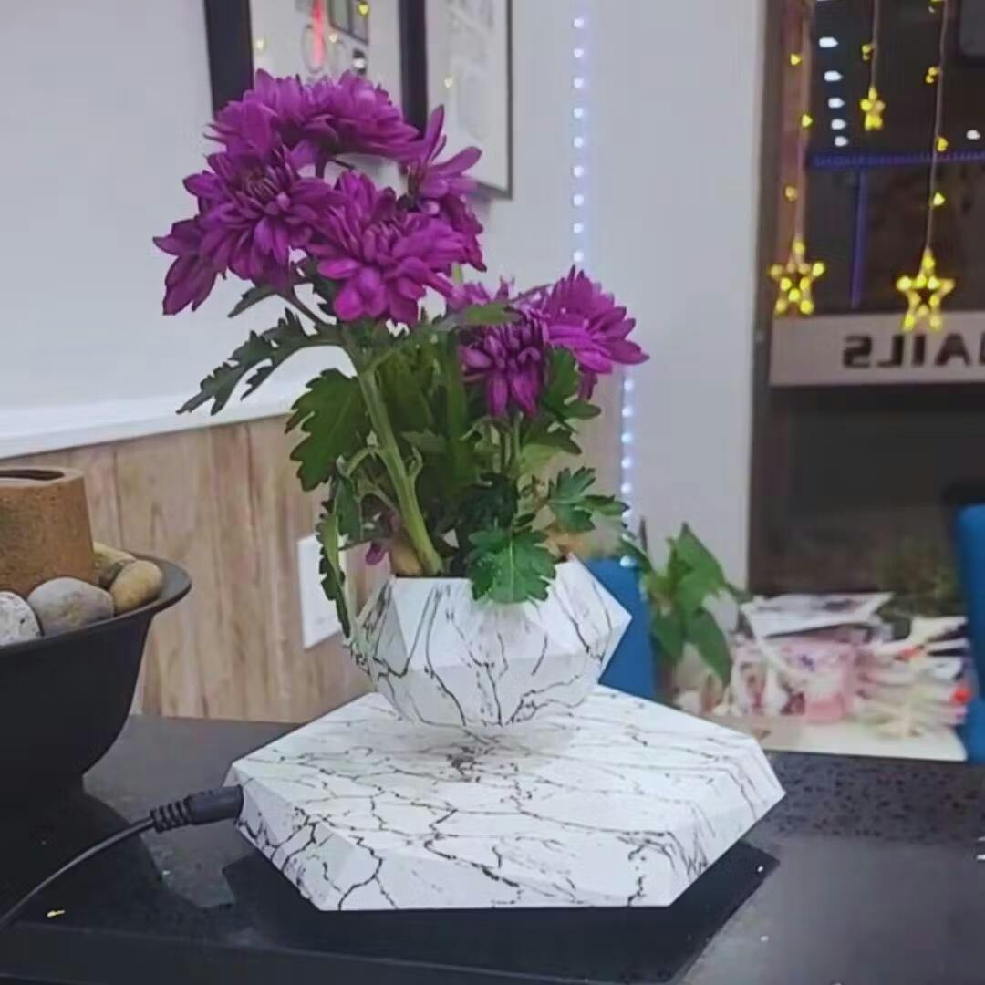 Liva svævende plantestander med magnetisk levitation