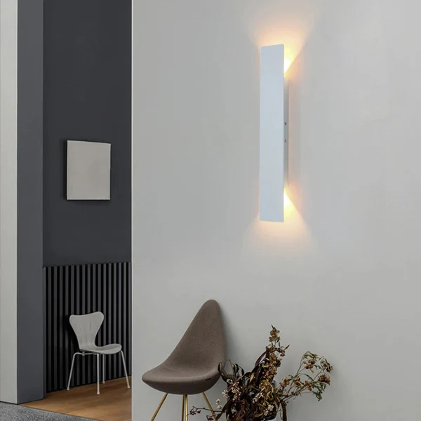 AquaLine LED udendørs væglampe – Elegant design med vejrbestandigt hus