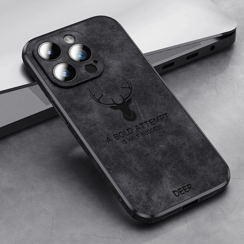 Luksus iPhone-cover i hjorteskind - Veltro