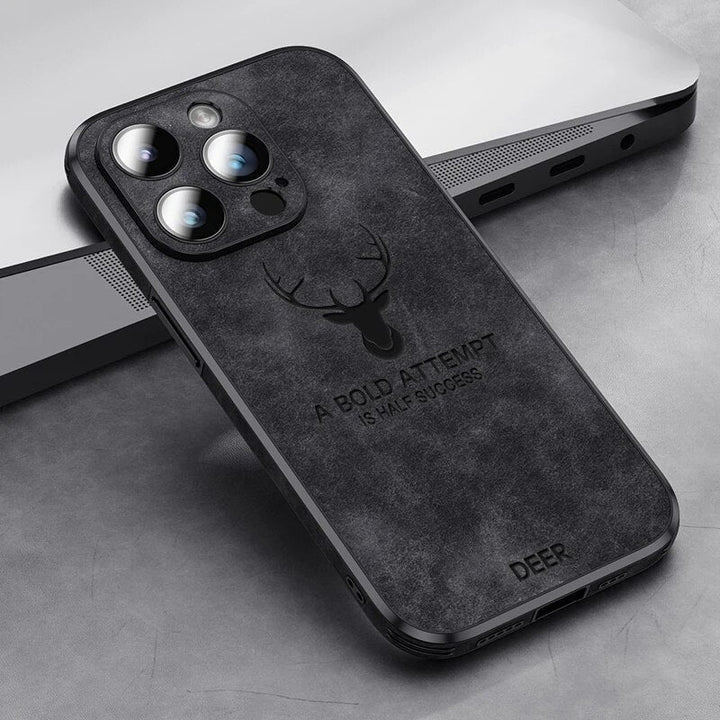 Luksus iPhone-cover i hjorteskind - Veltro