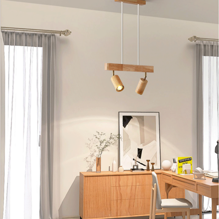 Justerbar loftsspot i træ – EcoLux