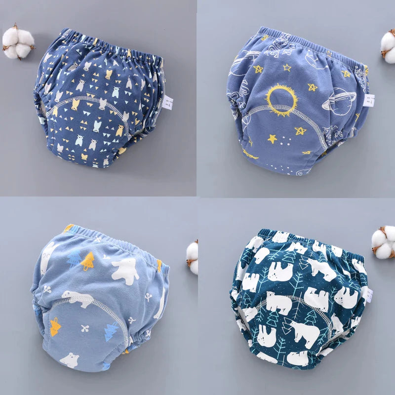 Reusable 6-Layer Cotton Baby Training Pants