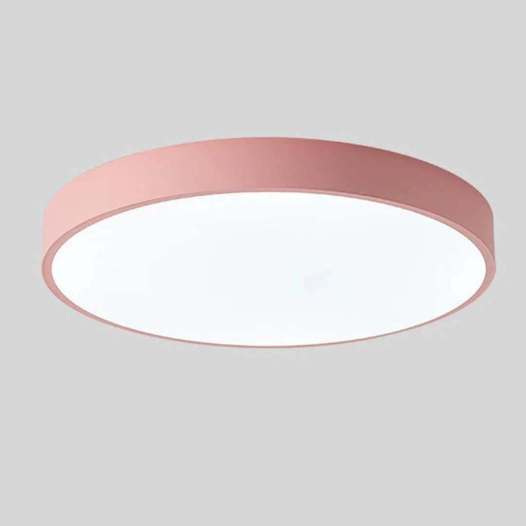Delos Scandi-loftlampe i træ | Naturlig LED-designlampe