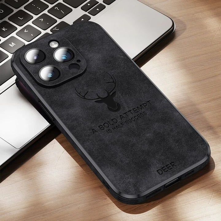 Luksus iPhone-cover i hjorteskind - Veltro
