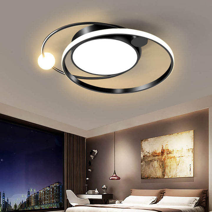 Rund LED-loftlampe | Minimalistisk nordisk design