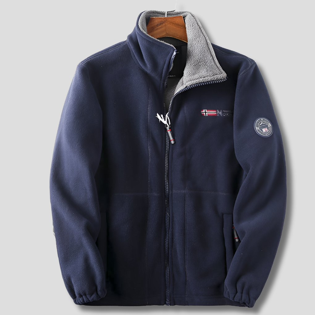 Casual outdoor-fleece til mænd