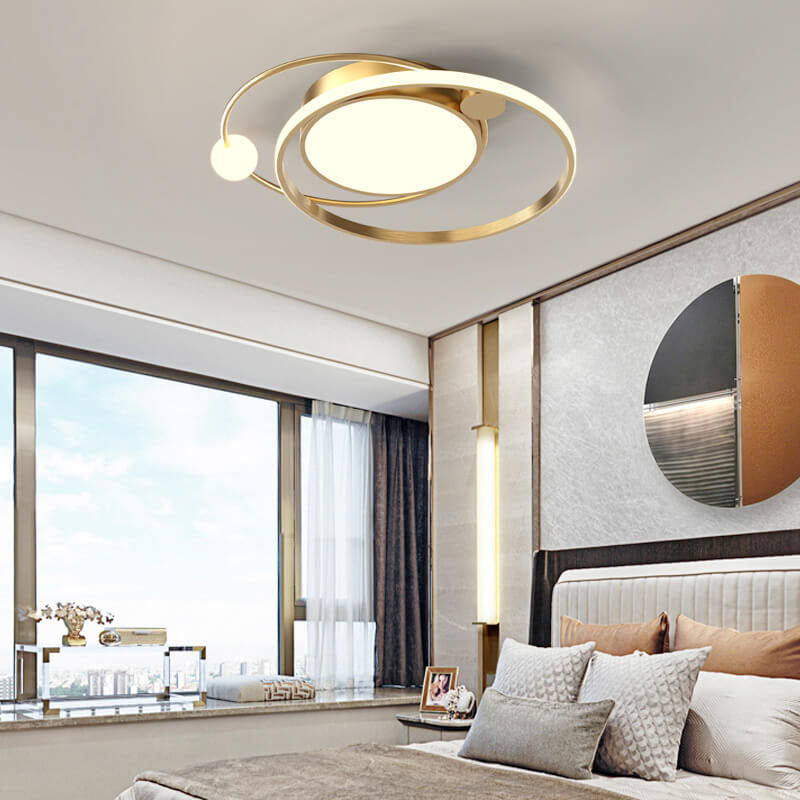 Rund LED-loftlampe | Minimalistisk nordisk design