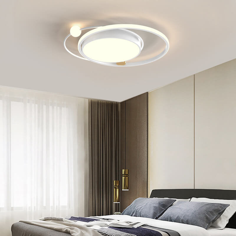 Rund LED-loftlampe | Minimalistisk nordisk design